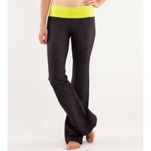 Lululemon Astro Pant Denim Black Slub Denim / Heathered Split Pea / Split Pea 6